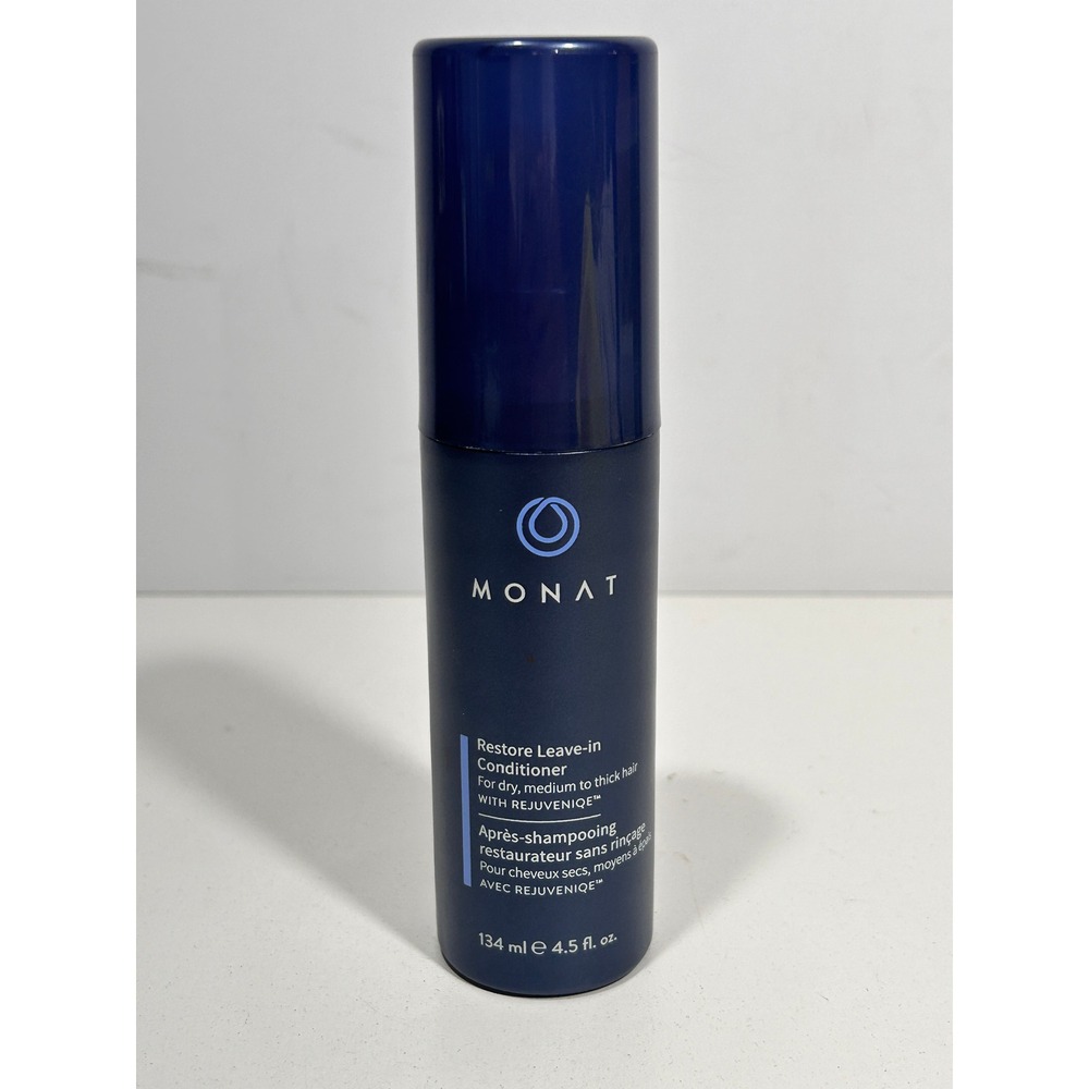 Monat Restore Leave-in Conditioner 4.5oz for Dry Medium to Thick Hair REJUVENIQE